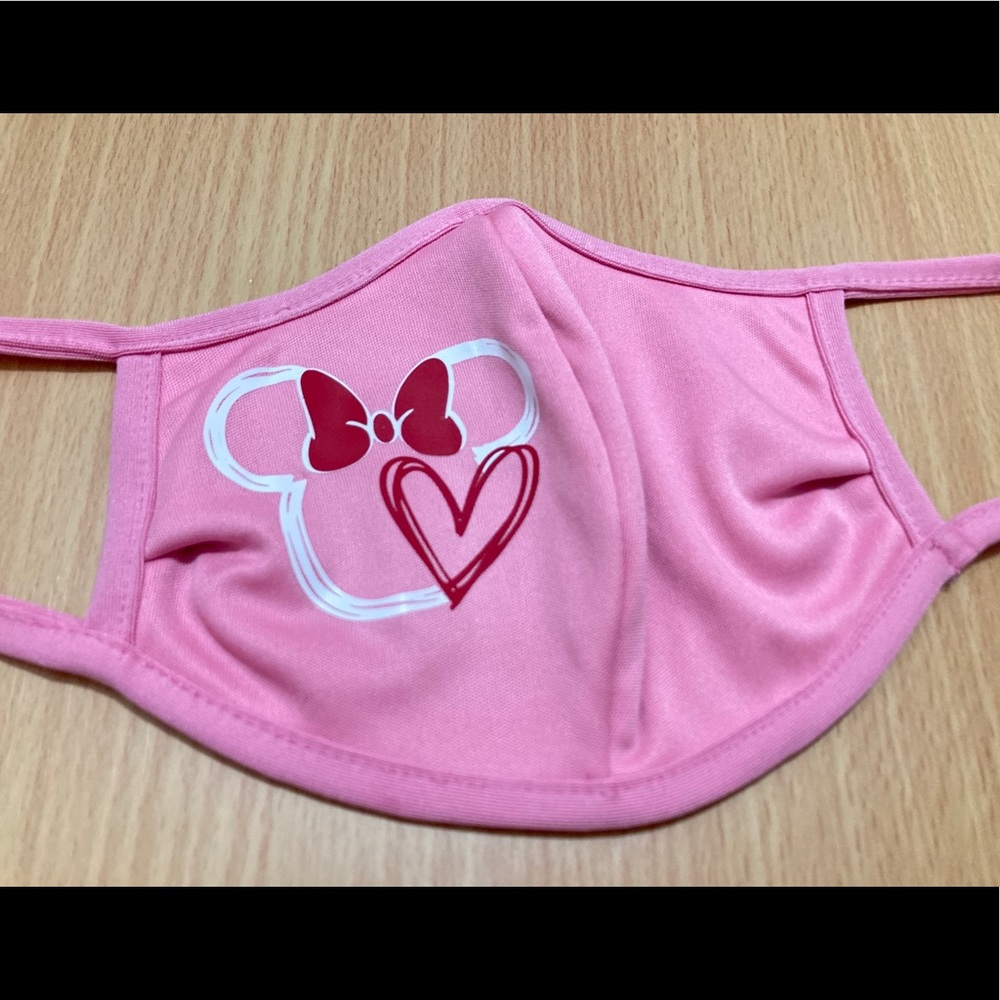 2 for $10 Disney Valentine Heart Minnie Mouse Face Mask + Moana and more